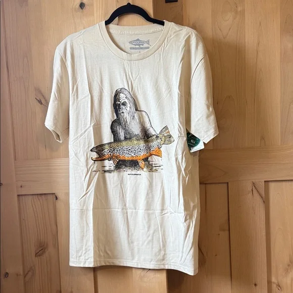 Repyourwater Cream Graphic T-Shirt - Picture 1 of 4